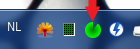 Win7RCAutoShutdownAlarm systray icon