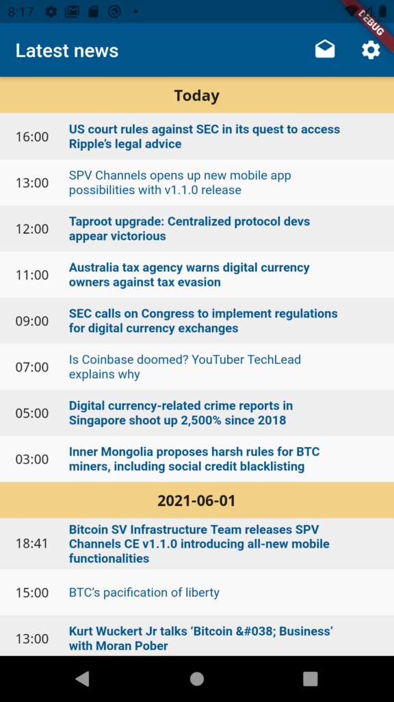 App screenshot